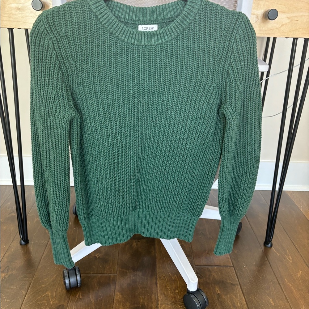 Green Crew Neck Sweater
